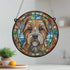 Border Terrier Stained Glass Effect Suncatcher
